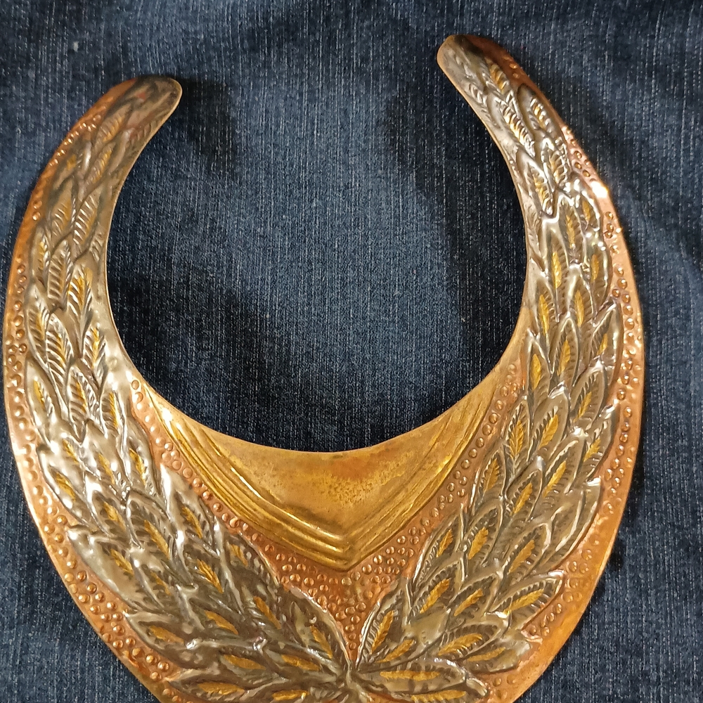 Vintage Bronze Collar Necklace